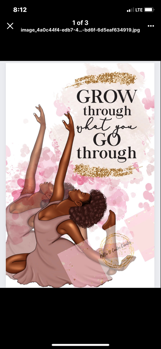 Grow Through what you Go through Daily Planner