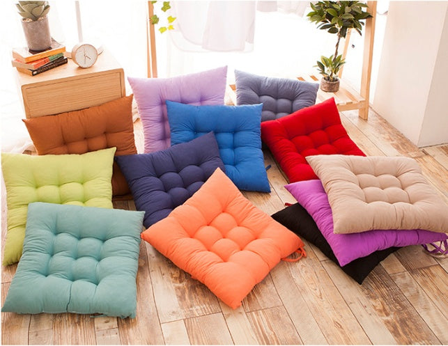 Solid Color Butt Cushion Dining Chair Cushion Seat Cushion Stool Cushion Tatami Beautiful Buttocks Cushion