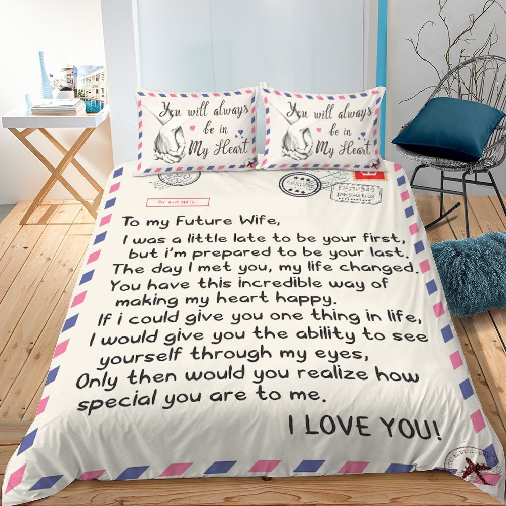 Gift 3 Piece Quilt And Pillowcase With 3D Digital Print