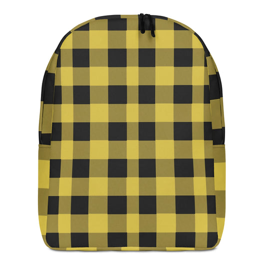 Yellow Plaid Backpack