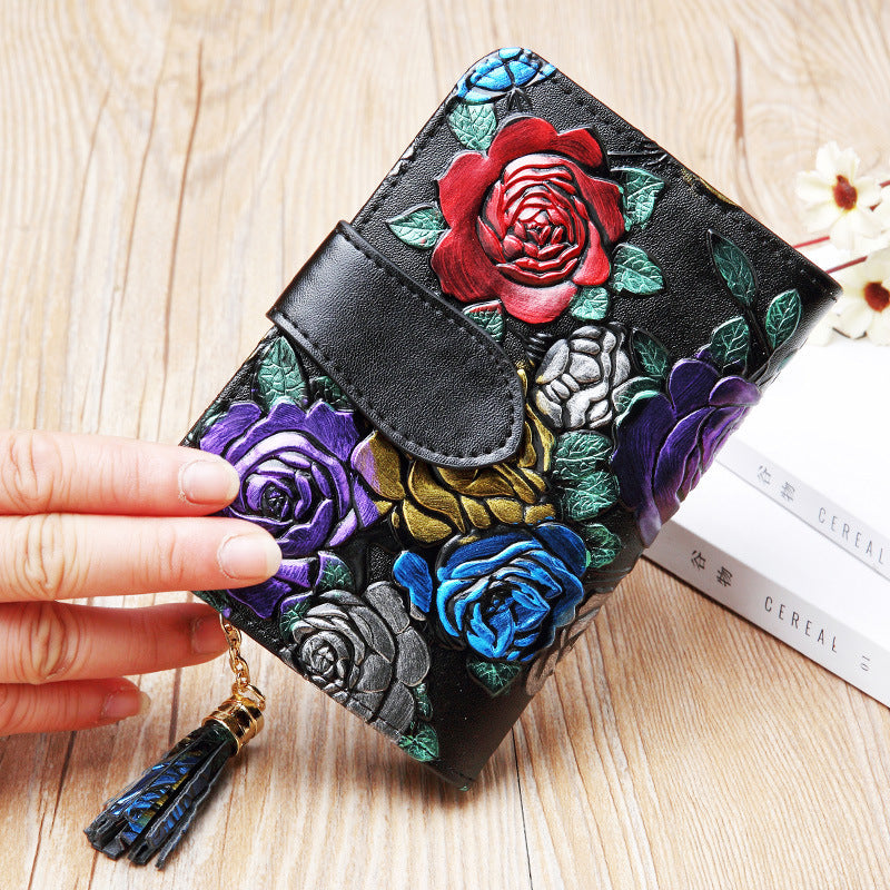 Fashion Women's Leather Wallet Short