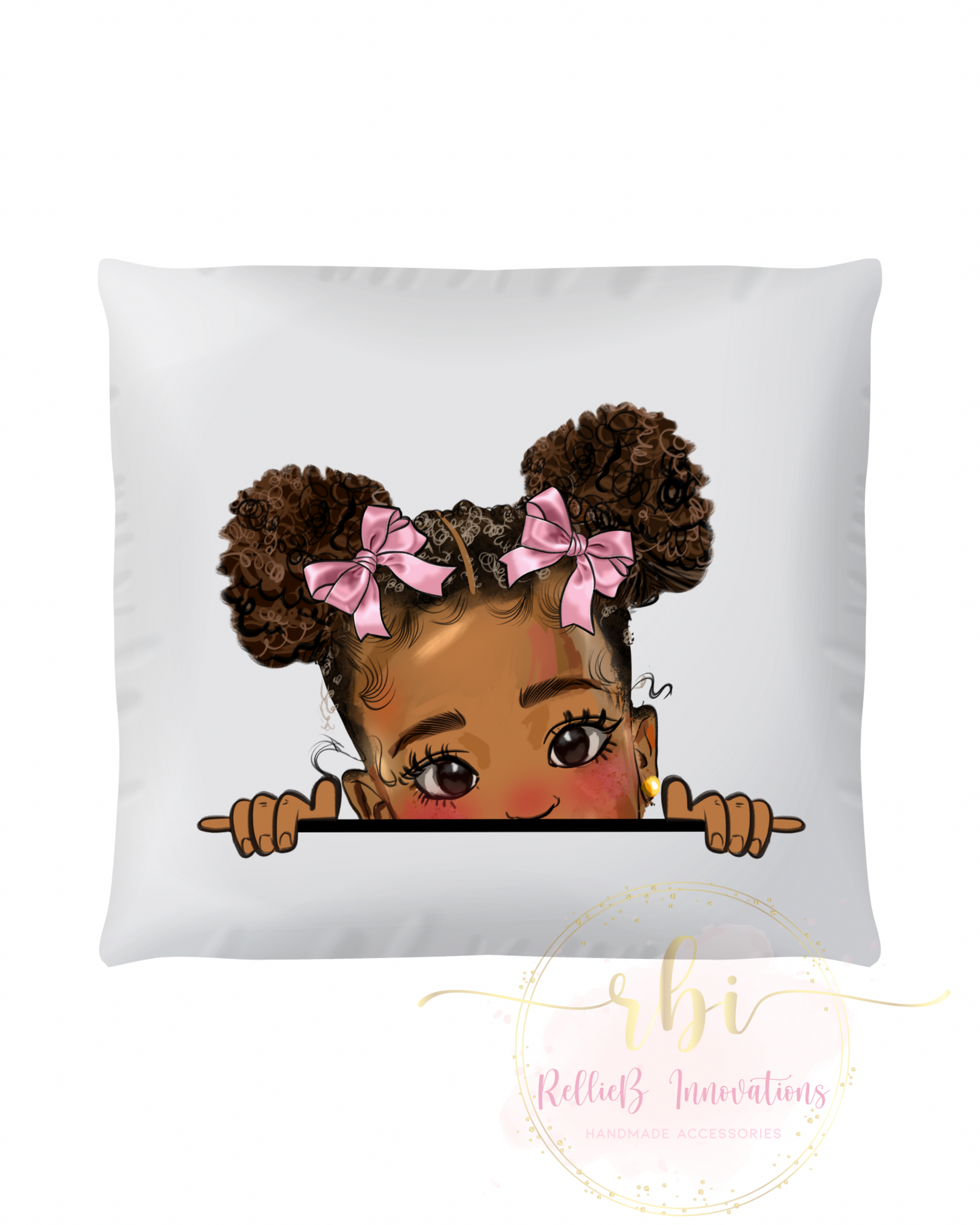 Little girl pillow cover